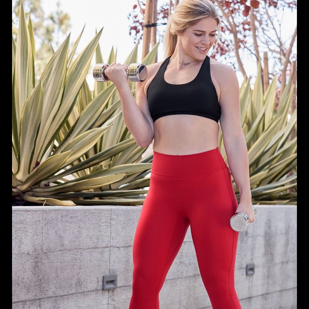 Fabletics red leggings